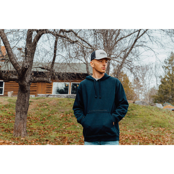 Berne Gray Badge Logo Trucker Cap