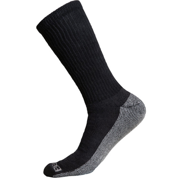 Berne Men's 12 to 15 Black Everyday Work Crew Socks (3-Pack) SK101BK440