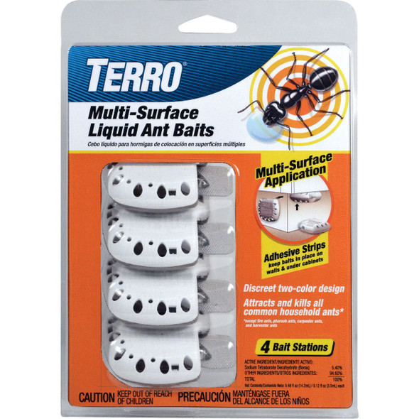 Terro Multi-Surface Liquid Ant Bait Station (4-Pack) T334B