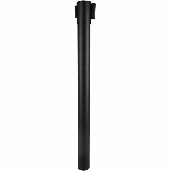 Genuine Joe Crowd-Control Posts - 34" Height - Black - Steel - 2 / Carton