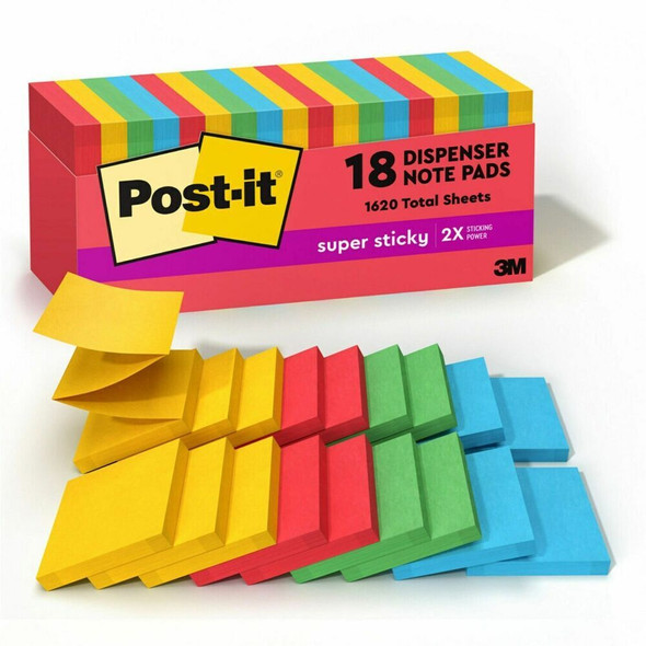 Post-it&reg; Super Sticky Adhesive Note R33018SSANCP