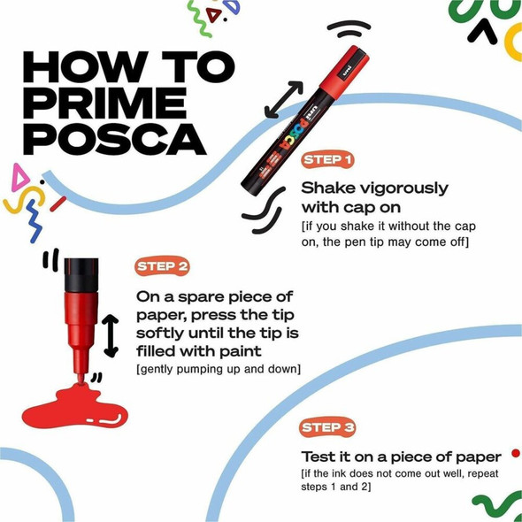 uniball™ Posca Paint Marker PC3M16C SPR-UBCPC3M16C