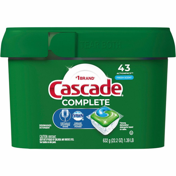 Cascade Complete ActionPacs Dishwashing Detergent 06070 Cascade Complete ActionPacs Dishwashing Detergent 06070