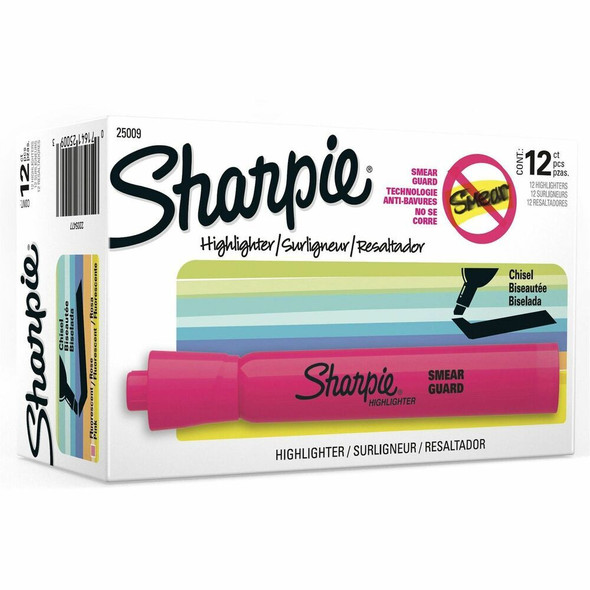 Sharpie Highlighter - Pink Ink - 1 Dozen