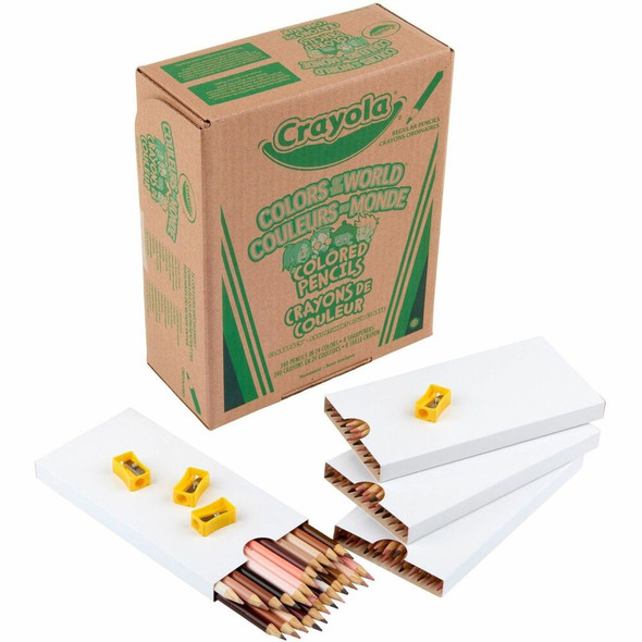 Crayola Colors of the World Colored Pencils - 240 / Pack Crayola Colors of the World Colored Pencils - 240 / Pack