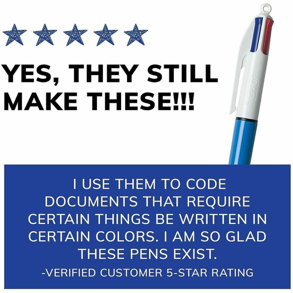 BIC 4-Color Ballpoint Pen MMXP11C