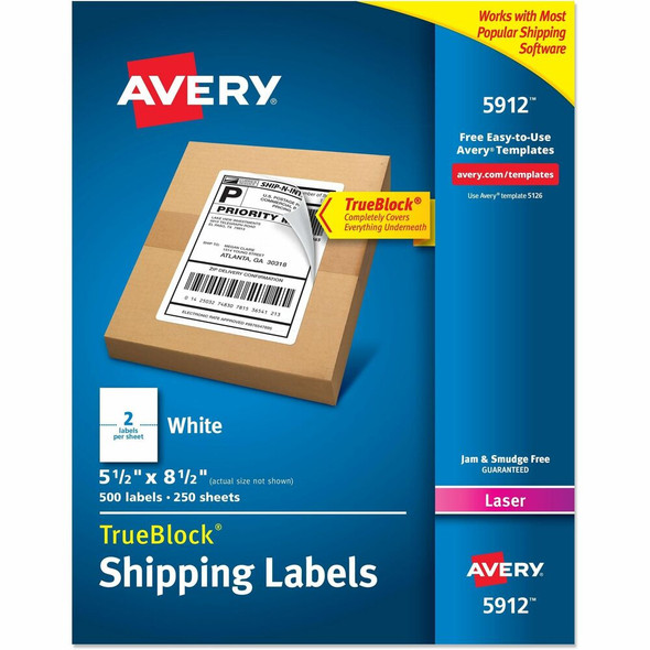 Avery&reg; TrueBlock Shipping Label 5912