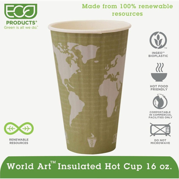 Eco-Products World Art Cup EPBNHC16WD SPR-ECOEPBNHC16WD