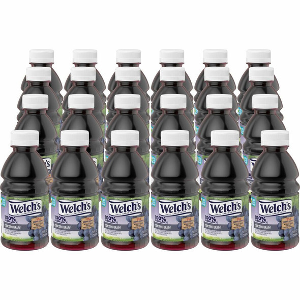 Welch's 100 Percent Grape Juice - 10 fl oz (296 mL) - 24 / Carton