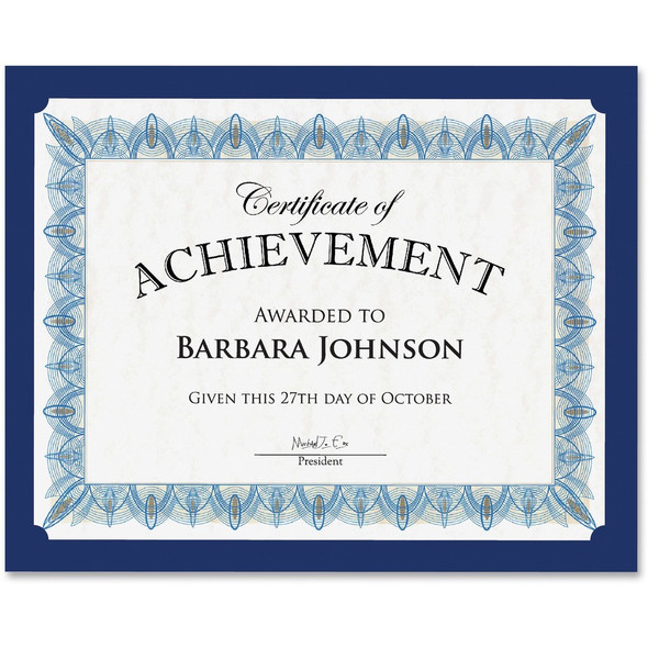 Geographics Certificate Holder - Navy - 30% Recycled - 10 / Pack
