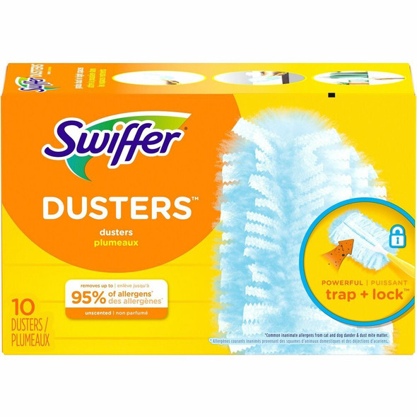 Swiffer Unscented Dusters Refills - Unscented - Fiber - Blue - 1 Box