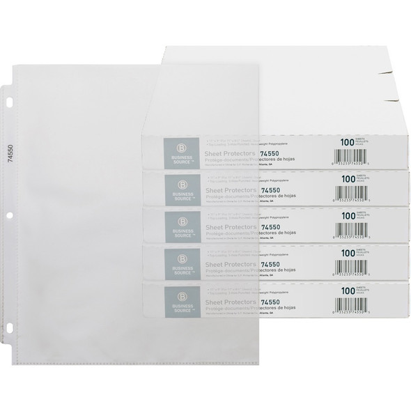 Business Source  Sheet Protector 74550CT