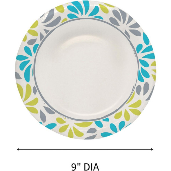 Genuine Joe 12 oz Paper Bowls - Disposable - Multi - 125-Pack - 4 - Carton 10322CT SPR-GJO10322CT