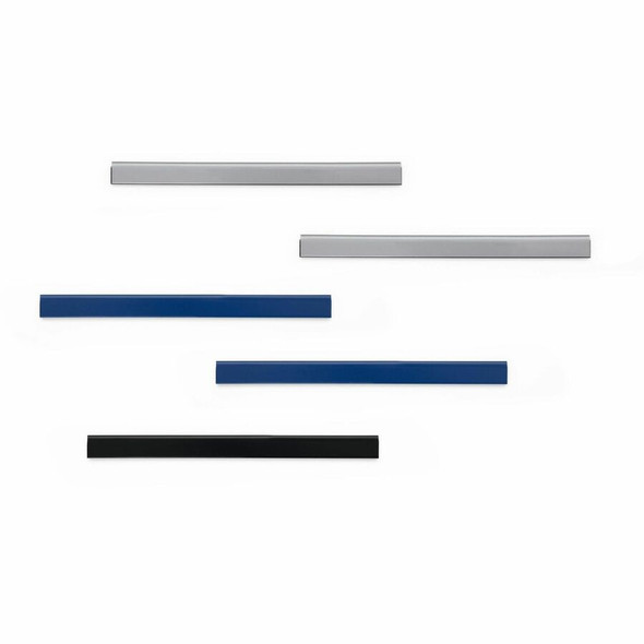 DURABLE Magnetic Strip Hanging Rail - Silver - 10 / Pack