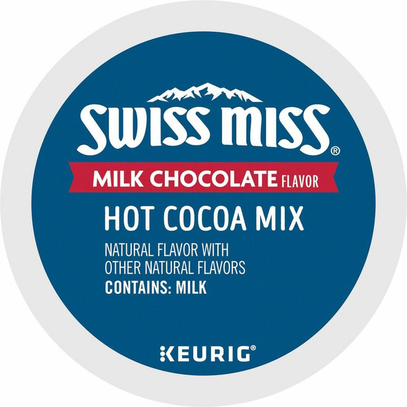 Swiss Miss&reg; K-Cup Milk Chocolate Hot Cocoa - Powder - 22/Box - 4 / Carton