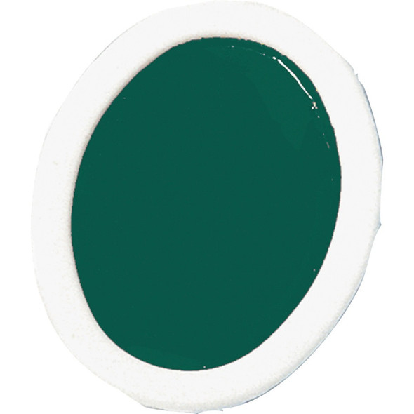 Prang Oval-Pan Watercolors Refill - Blue Green - 12 / Dozen
