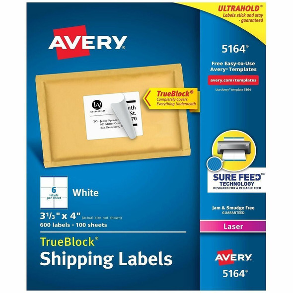 Avery&reg; TrueBlock Address Label 5164