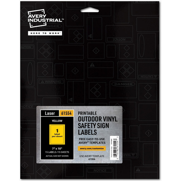 Avery&reg;  Caution Label 61554