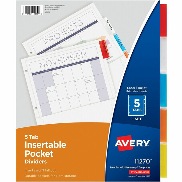 Avery&reg;  Pocket Divider 11270
