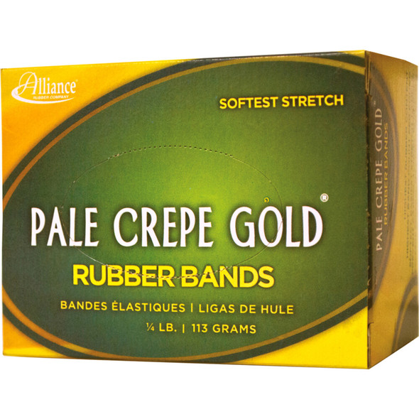 Alliance Rubber Pale Crepe Gold Rubber Band 20169 SPR-ALL20169