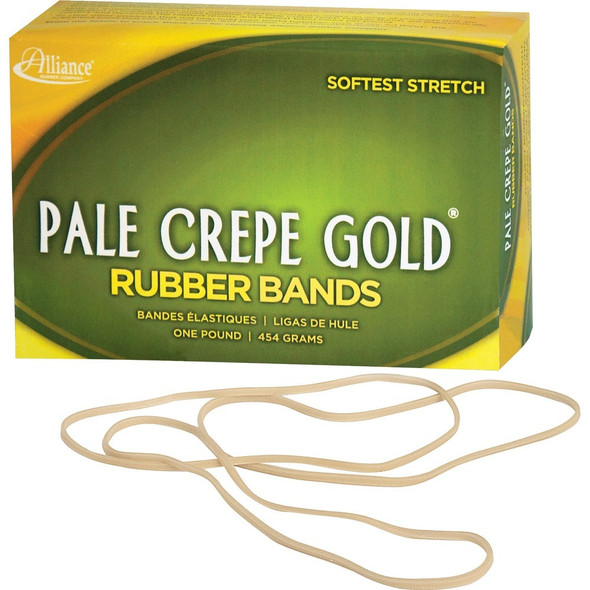 Alliance Rubber Pale Crepe Gold Rubber Band 21405