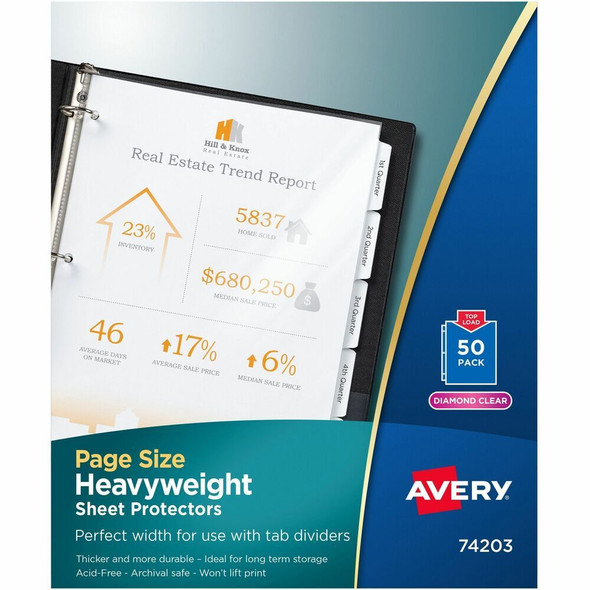 Avery&reg;  Sheet Protector 74203