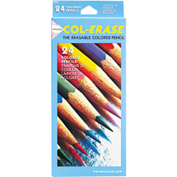 Prismacolor Col-Erase Colored Pencils - Assorted Lead - Assorted Barrel - 24 / Set