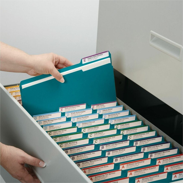Smead Colored Top Tab File Folder 13134 SPR-SMD13134