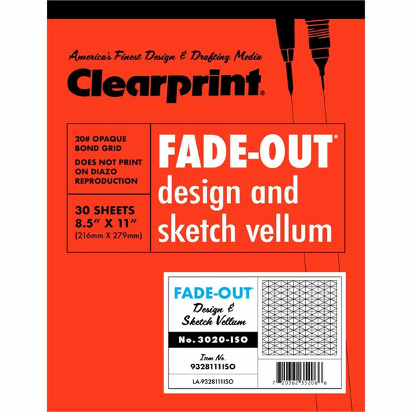 Clearprint  Quadrille/Graph Pad 932811ISO