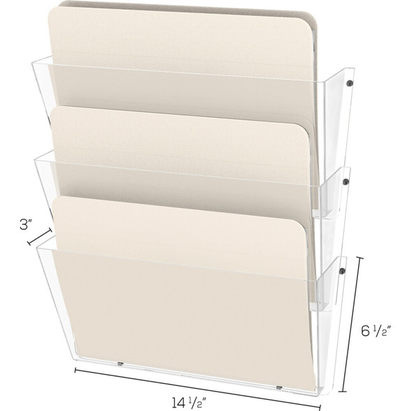Deflecto DocuPocket Wall Pocket 63601RT SPR-DEF63601RT