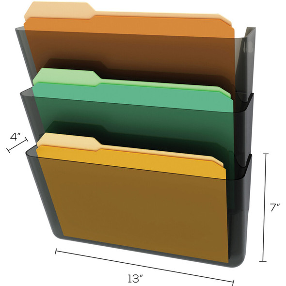 Deflecto DocuPocket Wall Pocket 73602RT SPR-DEF73602RT