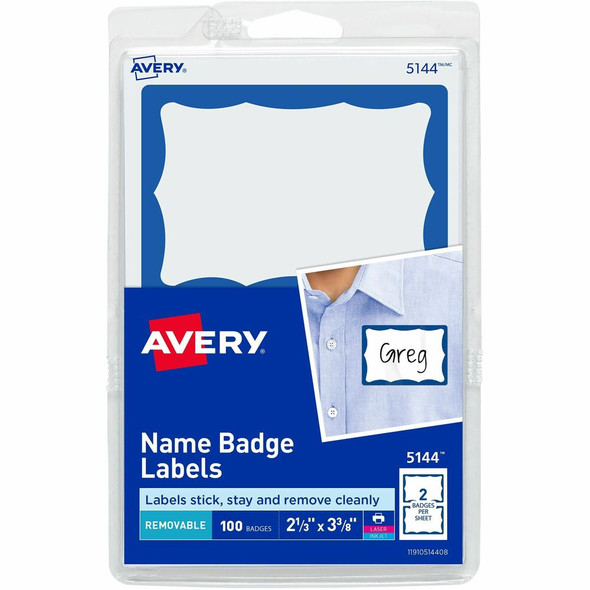 Avery&reg;  Name Badge Label 5144