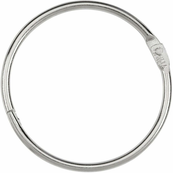 ACCO Loose-Leaf Rings - 125 x Sheet Capacity - Silver - Nickel - 100 / Box