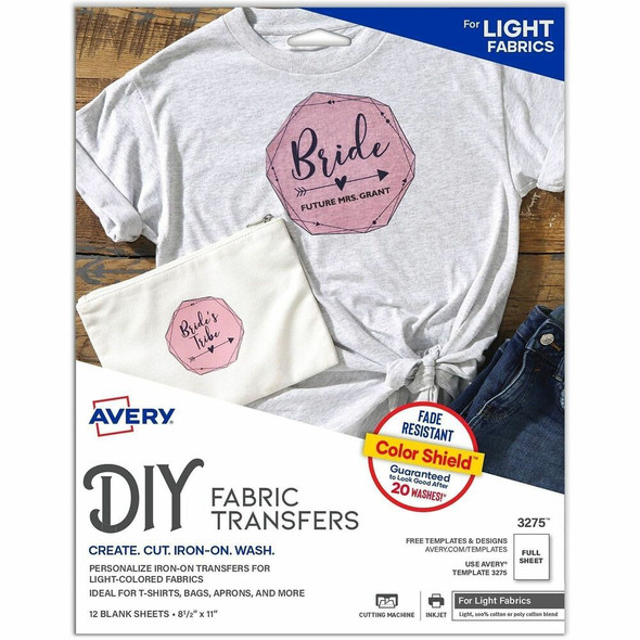 Avery&reg; T-Shirt Transfers - Long Lasting, Washable