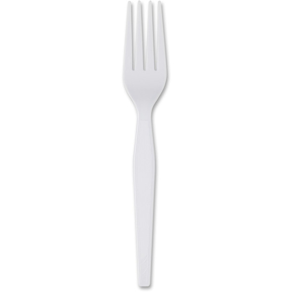 Dixie Heavyweight Disposable Forks by GP Pro - White - 1000 / Carton
