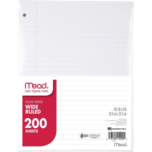 Mead  Refill Writing Sheet 15200