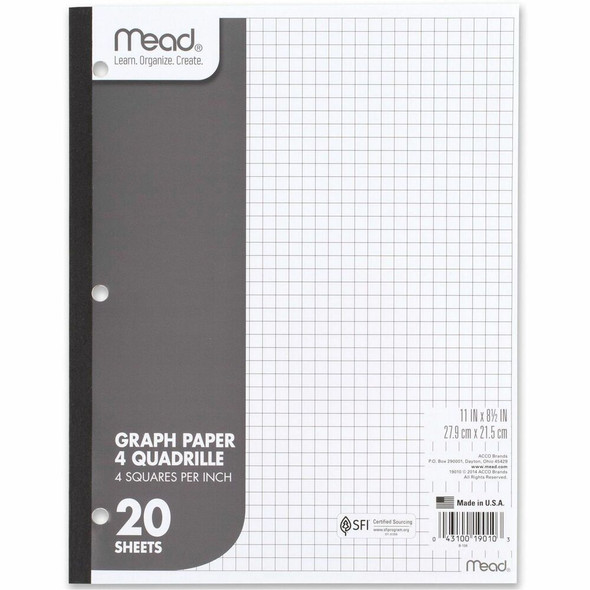 Mead  Quadrille/Graph Pad 19010