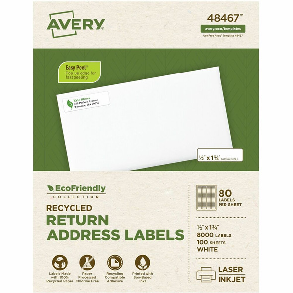Avery&reg; EcoFriendly Address Label 48467