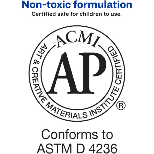 Avery&reg; Glue Stic Disappearing Purple Color - 0.26 oz - Purple - 18 - Pack 98079 SPR-AVE98079