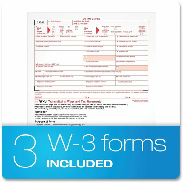 TOPS W2 Laser Forms 6-part Tax Kit - 1 Pack 22904KIT SPR-TOP22904KIT
