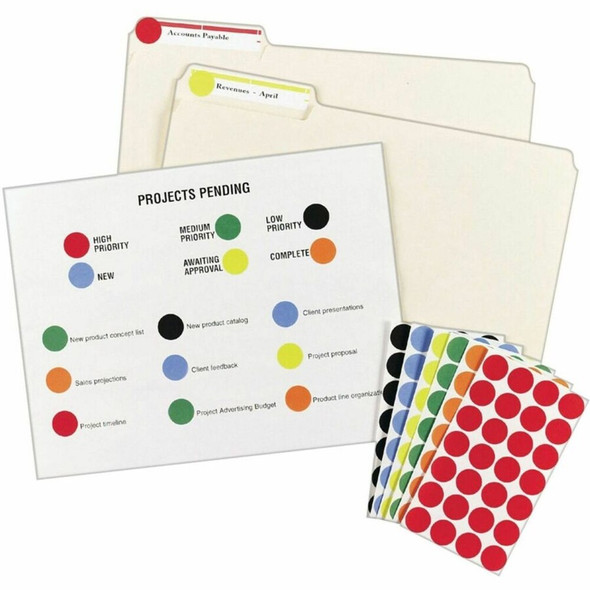 Avery&reg;  Color Coded Label 05461 SPR-AVE05461