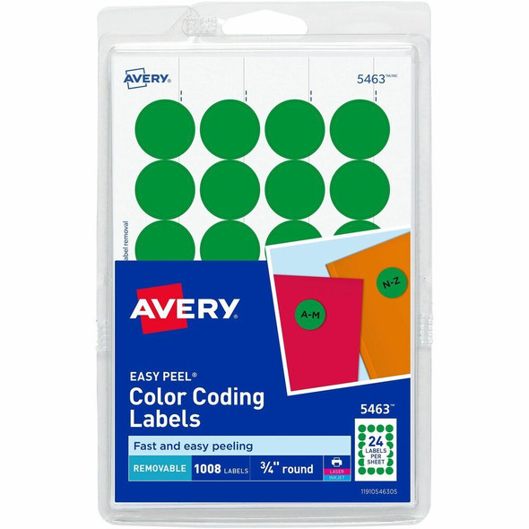Avery&reg;  Color Coded Label 05463