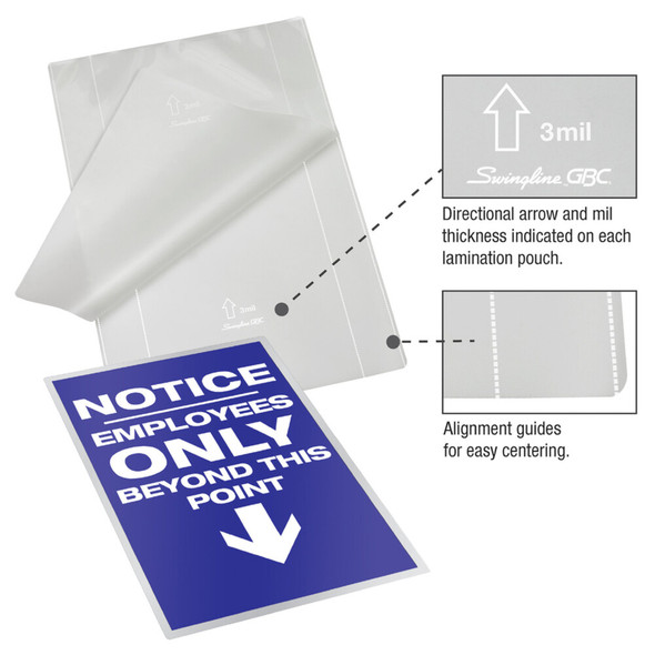 GBC EZUse Laminating Pouch 3200599 SPR-GBC3200599