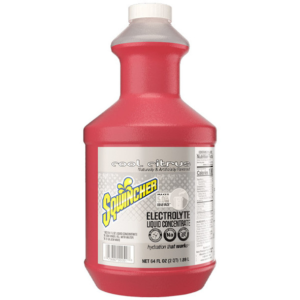 Sqwincher® Regular Liquid Concentrate, 64 oz Bottles, 5 gal Yield