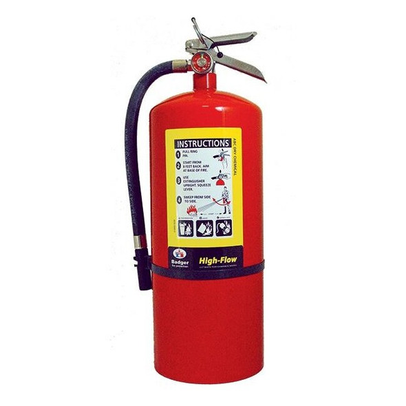 Badger™ Extra High-Flow 20 lb ABC Fire Extinguisher w/ Wall Hook