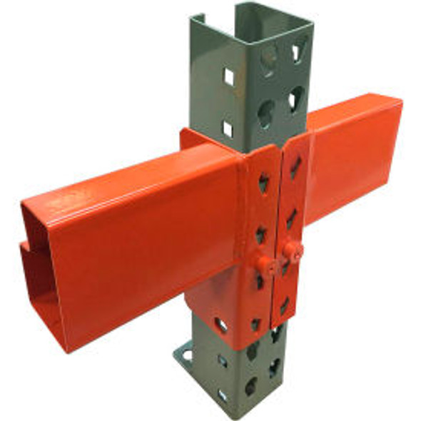 Global Industrial 108 Inch Pallet Rack Beam - Slotted 6150 lbs cap (2Pcs)