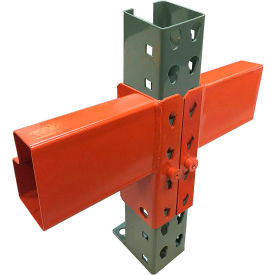 Global Industrial 108 Inch Pallet Rack Beam - Slotted 6150 lbs cap (2Pcs)