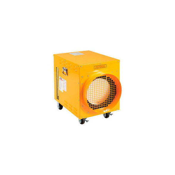 Global Industrial Portable Electric Heater Adjustable Thermostat 208V 3 Phase 15