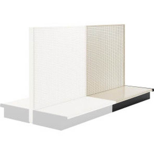 Global Industrial Gondola Shelving Double Sided Aisle Add-On 48""W x 47""D x 54"