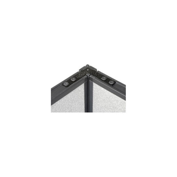 Interion 90 Degree Corner Connector Kit for 100""H Panel with 1 Pass Through Cab